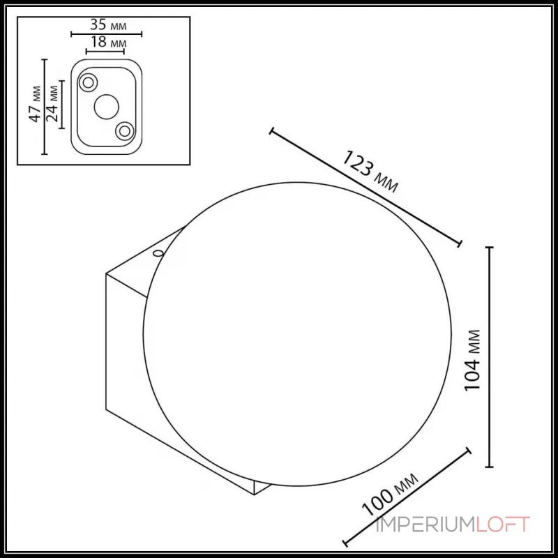 Настенный светильник Odeon light Nature 7124/1WA Настенный светильник Odeon light Nature 7124/1WA