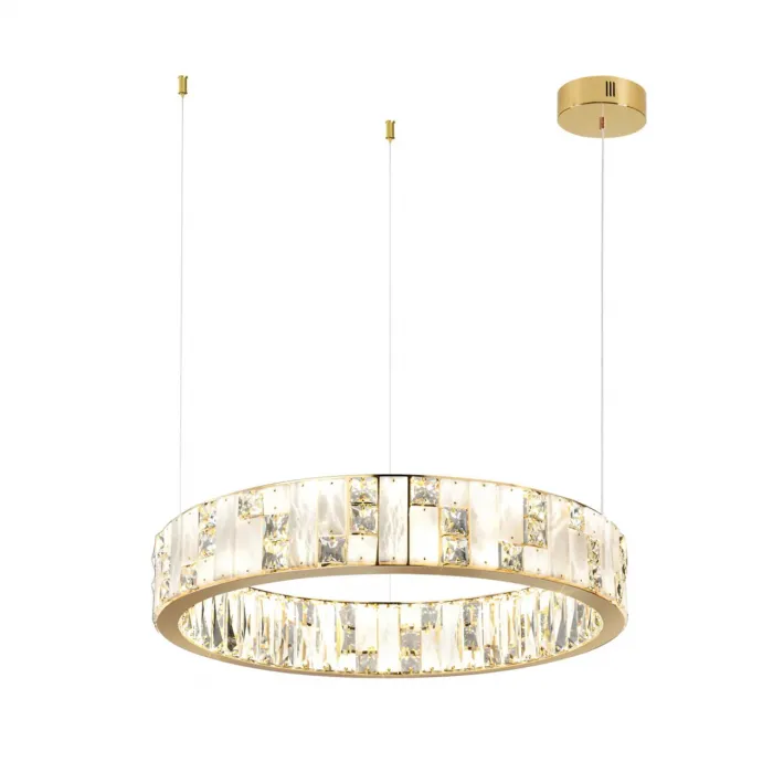 Люстра Odeon Light HALL ODL24 495 5072/80L LED 80W 3700K CROSSA Белый от ImperiumLoft