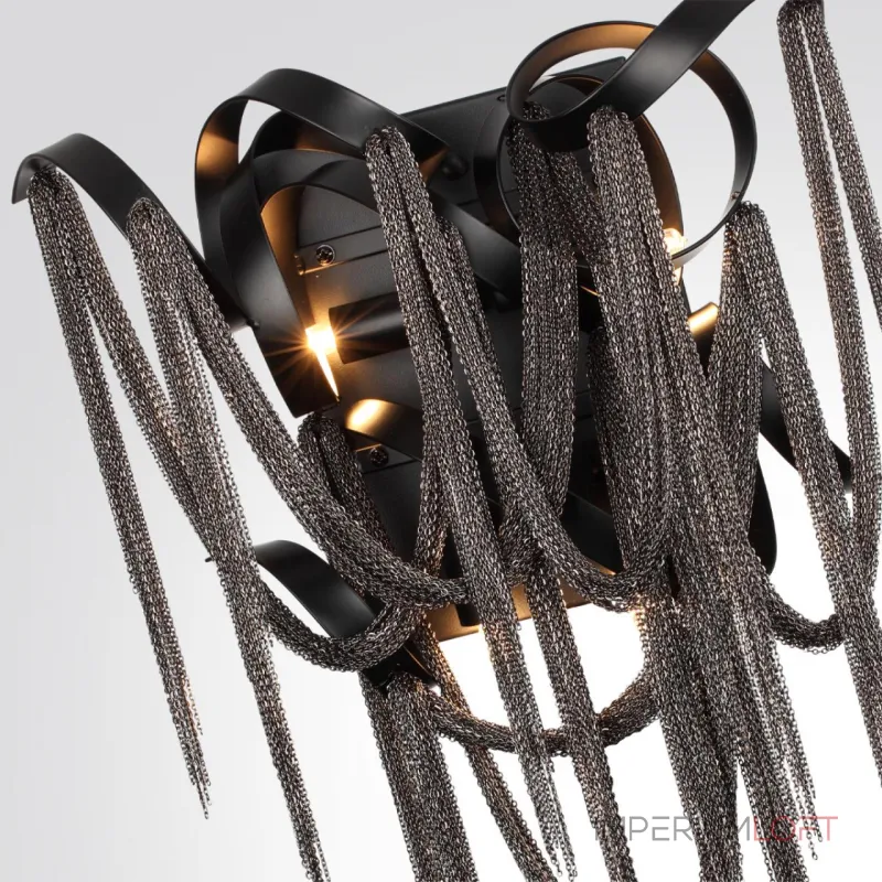 Настенный светильник Odeon Light HALL ODL24 395 5067/4W G9 4*40W CHAINY Чёрный