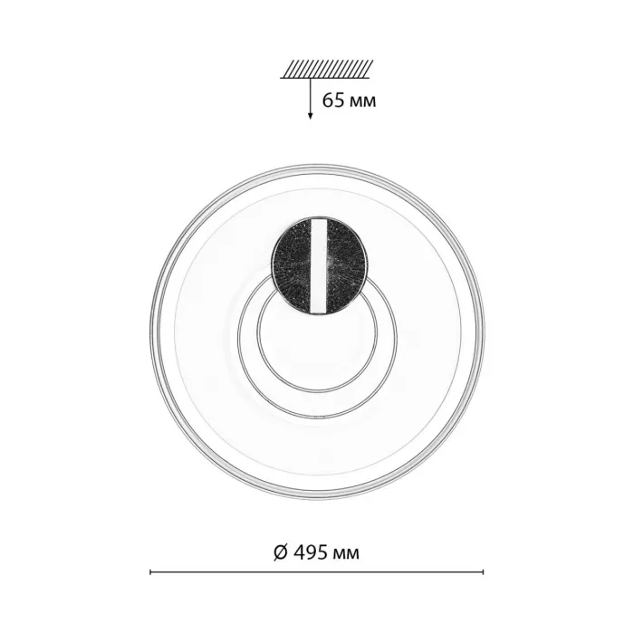 Потолочный светильник Сонекс Piko led 85вт ø495 8254/9 от ImperiumLoft