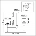 Люстра потолочная Lumion Classi 359417 от ImperiumLoft