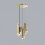 Люстра Odeon Light PENDANT ODL24 319 5061/32LB LED 7*4W 3000K SHINY Жёлтый от ImperiumLoft