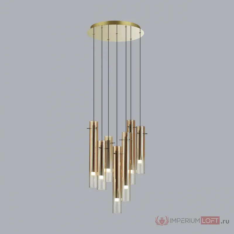 Люстра Odeon Light PENDANT ODL24 319 5061/32LB LED 7*4W 3000K SHINY Жёлтый от ImperiumLoft