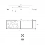 Потолочный светильник Сонекс Avra led 60вт ø600 8122/1Т от ImperiumLoft
