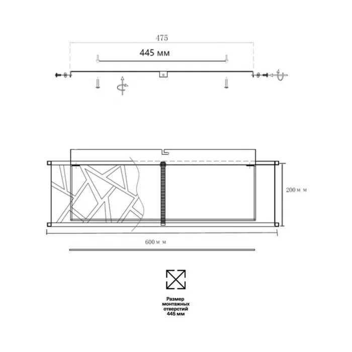 Потолочный светильник Сонекс Avra led 60вт ø600 8122/1Т от ImperiumLoft
