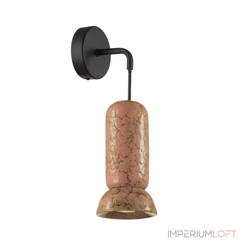 Настенный светильник Odeon Light PENDANT ODL24 315 5054/1WC GU10 LED 4W KERAMA Розовый