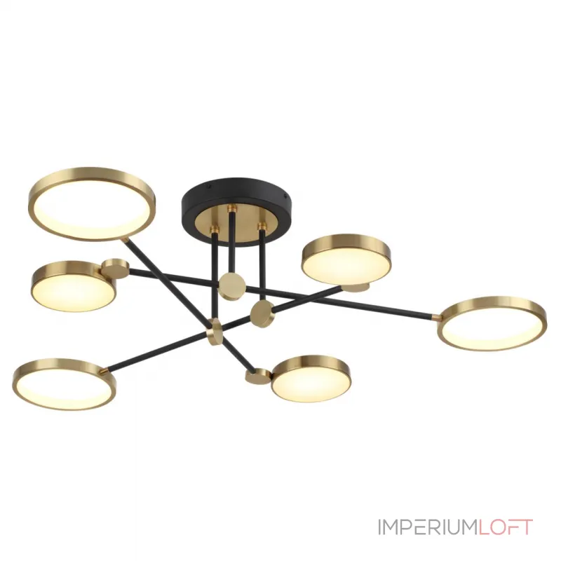 Потолочный светильник IP20 LED 55W 2615Лм DENZEL 4320/60CL MIDCENT ODL22 213 Черный от ImperiumLoft Потолочный светильник IP20 LED 55W 2615Лм DENZEL 4320/60CL MIDCENT ODL22 213 Черный от ImperiumLoft