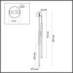 Настенный светильник Odeon Light Monella 7187/16WL