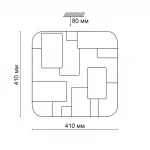 Накладной светильник Sonex Nores 2085/DL Цвет арматуры белый Цвет плафонов белый от ImperiumLoft
