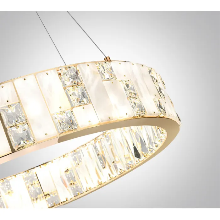 Люстра Odeon Light HALL ODL24 495 5072/80L LED 80W 3700K CROSSA Белый от ImperiumLoft