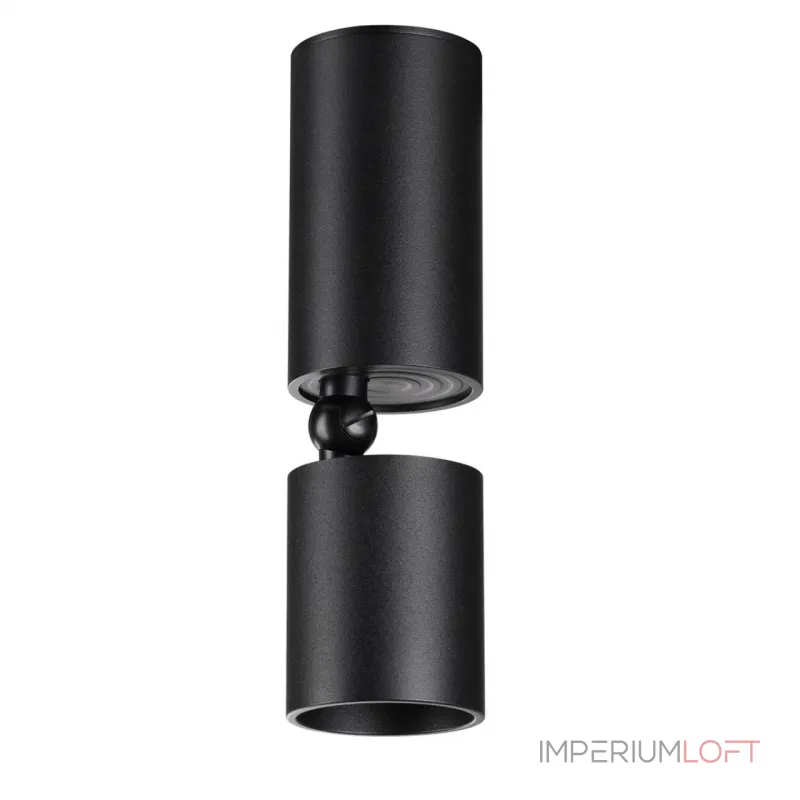 Светильник накладной светодиодный IP20 LED 10W 85-265V 3000K 1100Лм TUBO 359317 OVER NT24 000 Черный
