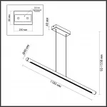 Подвесной светильник Odeon Light Hightech 6643/45L