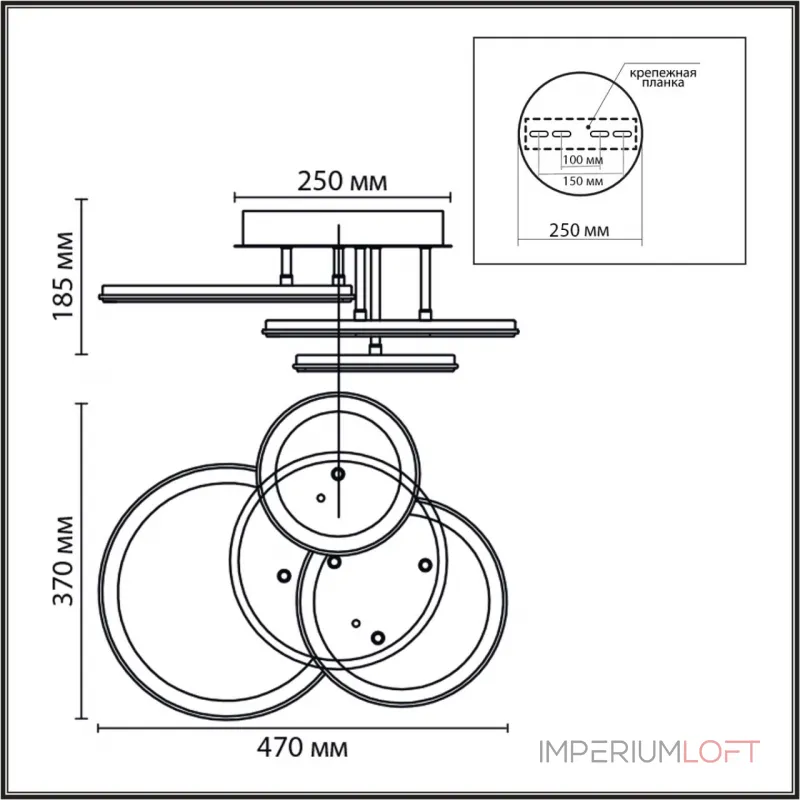 Умная люстра потолочная Lumion Ledio 8380/60CL