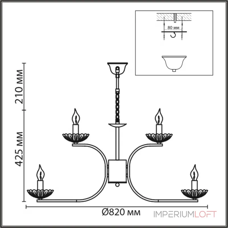 Подвесная люстра Lumion Classi 8155/9 Подвесная люстра Lumion Classi 8155/9