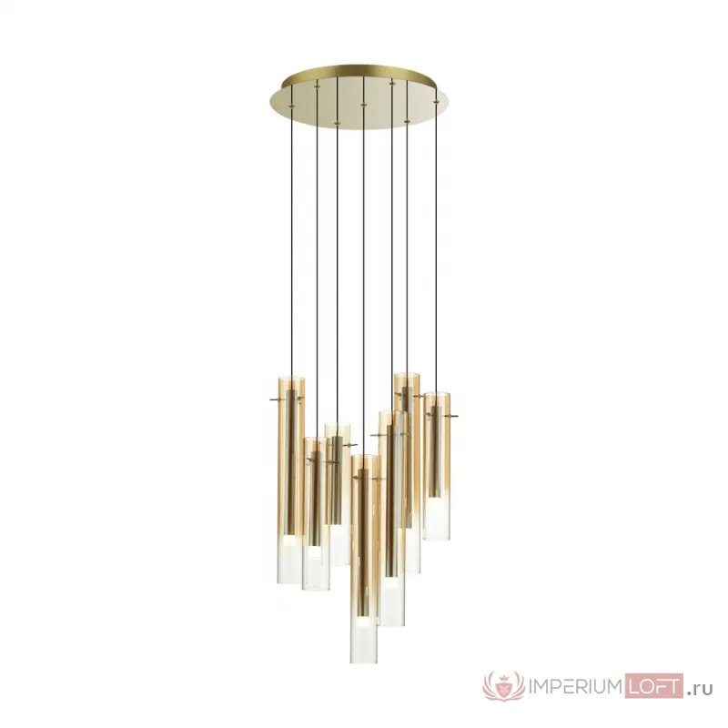 Люстра Odeon Light PENDANT ODL24 319 5061/32LB LED 7*4W 3000K SHINY Жёлтый от ImperiumLoft