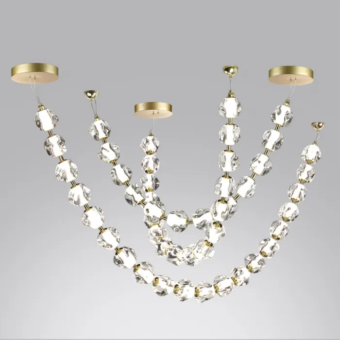 Подвес "бусы" LED 80W 4000K 4000Лм JEMSTONE 5085/80L L-VISION ODL25 Прозрачный от ImperiumLoft