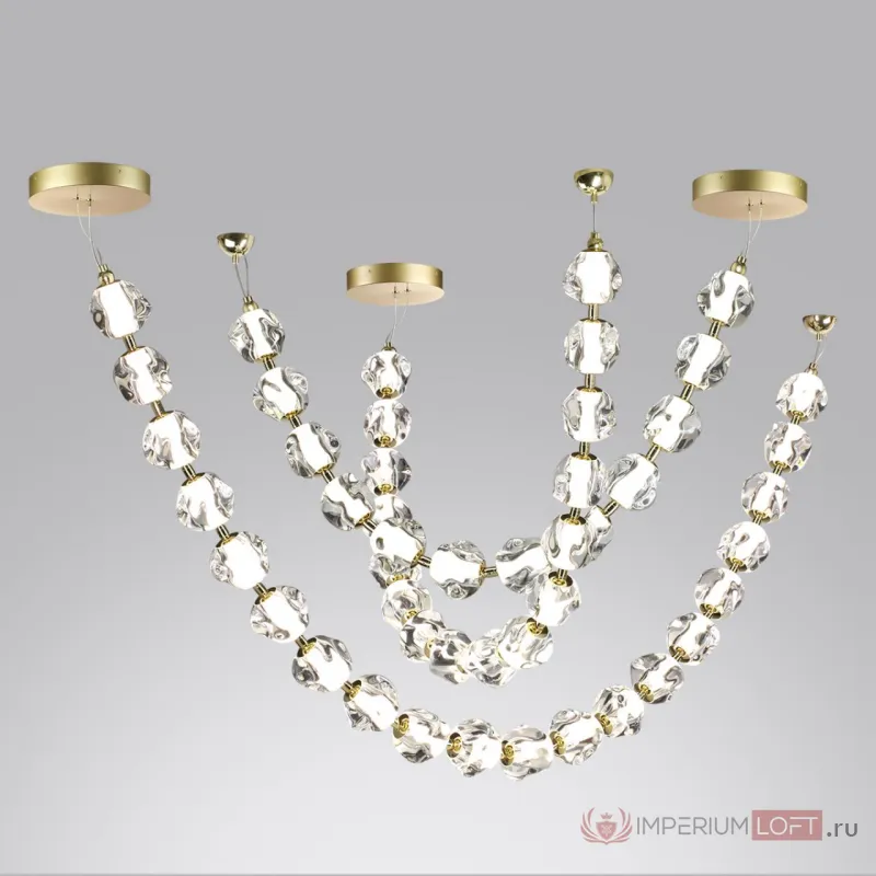 Подвес "бусы" LED 80W 4000K 4000Лм JEMSTONE 5085/80L L-VISION ODL25 Прозрачный от ImperiumLoft