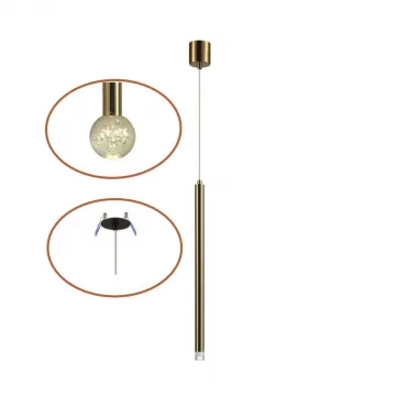 Подвесной светильник Odeon light Hightech 4374/3LA Подвесной светильник Odeon light Hightech 4374/3LA