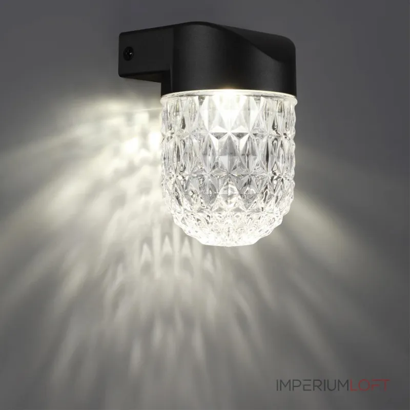 Светильник ландшафтный настенный IP65 LED 7W 4000K 175-265V ESTIMA 359295 STREET NT24 000 Черный