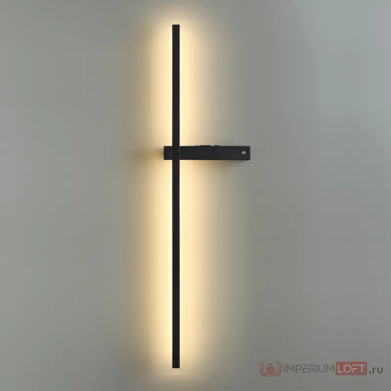 Настенный светильник Lumion LEDIO LN23 051 5695/9WL LED 9W 3000K 680Лм 220V BLAKE Чёрный от ImperiumLoft