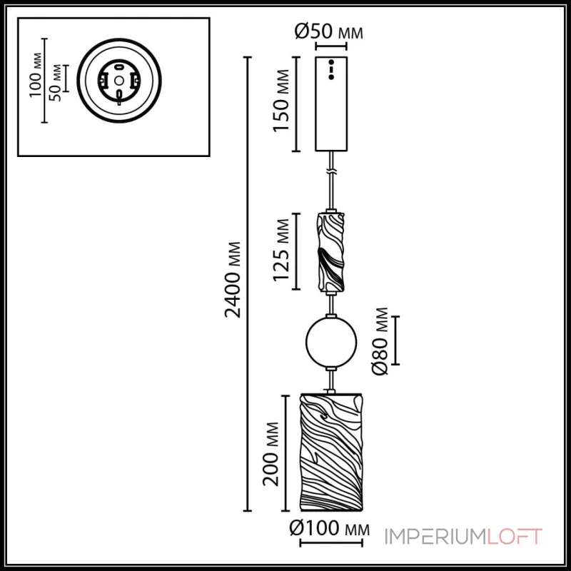 Подвесной светильник Odeon Light Riviera 5450/18LA Подвесной светильник Odeon Light Riviera 5450/18LA