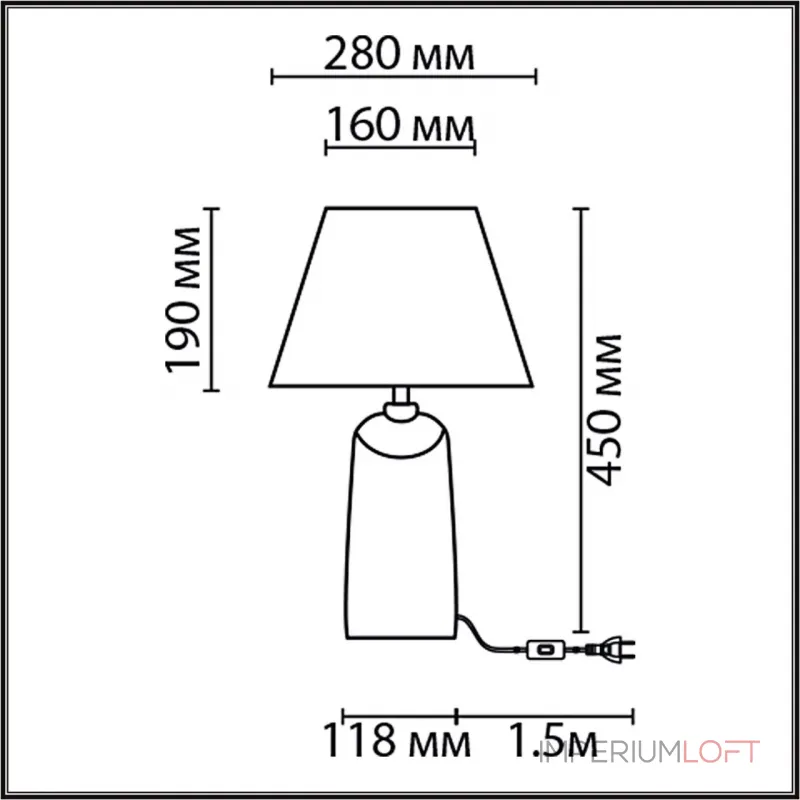 Настольная лампа Lumion Classi 6552/6C Настольная лампа Lumion Classi 6552/6C