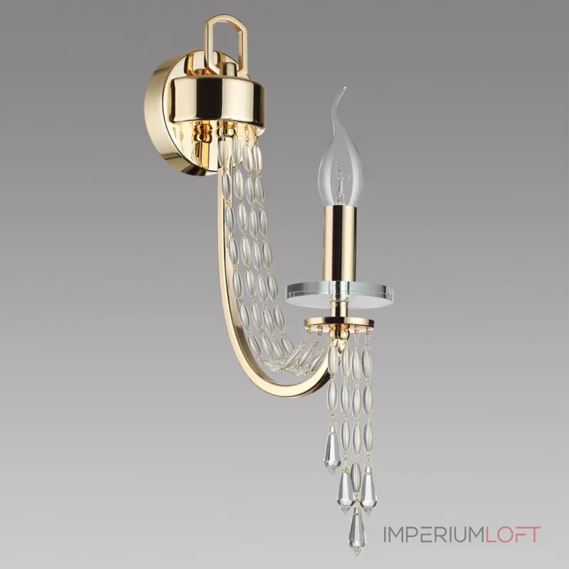 Бра E14 1*40W CAPEL 5063/1W CLASSIC ODL25 Золотой