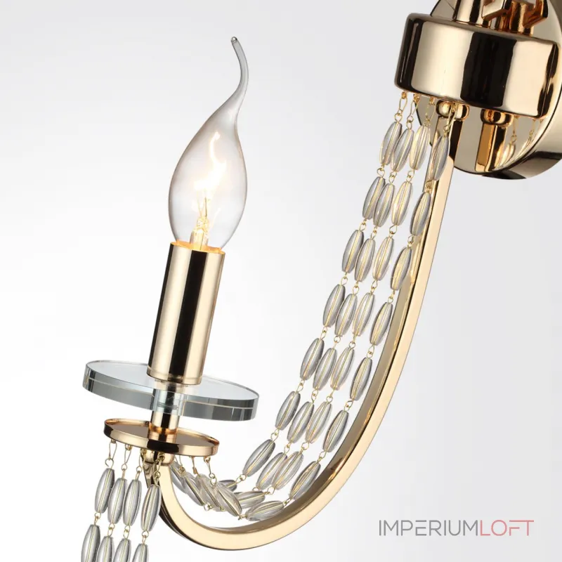 Бра E14 1*40W CAPEL 5063/1W CLASSIC ODL25 Золотой