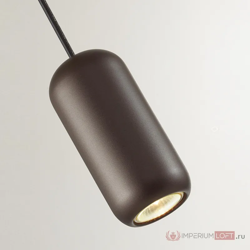 Подвесной светильник Odeon Light PENDANT ODL24 313 5060/1D GU10 LED 4W COCOON Коричневый от ImperiumLoft