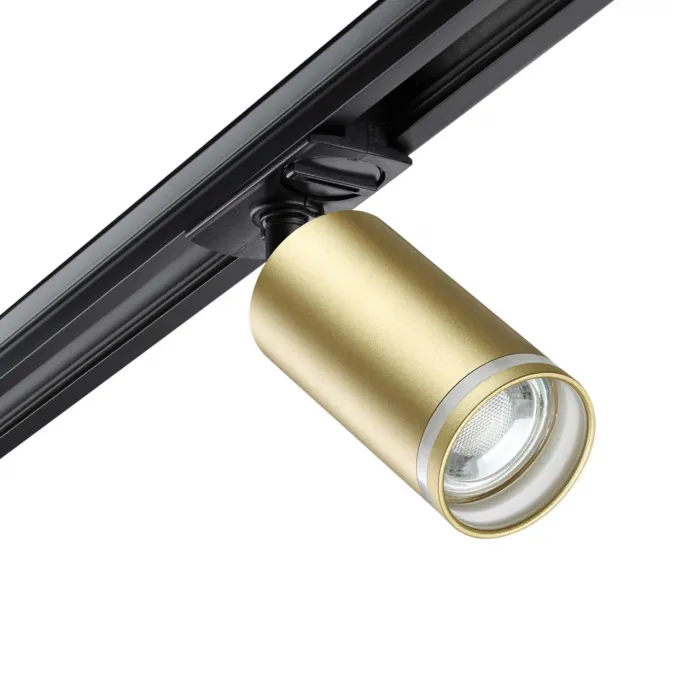 Светильник трековый однофазный двухжильный IP20 GU10 9W 220V ULAR 370878 PORT NT22 092 Золотой от ImperiumLoft