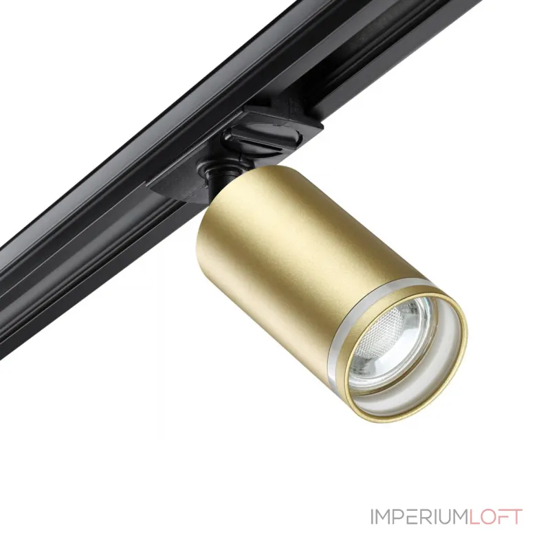 Светильник трековый однофазный двухжильный IP20 GU10 9W 220V ULAR 370878 PORT NT22 092 Золотой