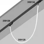 Светильник светодиодный "Гибкий неон" RAMO Novotech KONST NT23 188 359128 IP20 LED 3000K 14W 170-265V 1400Лм RAMO Белый