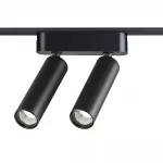 Трековый светильник SMAL Novotech SHINO NT23 048 359086 IP20 LED 4000K 2*7W 48V 1260Лм SMAL Чёрный от ImperiumLoft