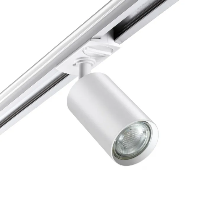 Светильник однофазный двухжильный трековый Novotech PORT NT23 093 370962 GU10 50W 220V PIPE Белый от ImperiumLoft
