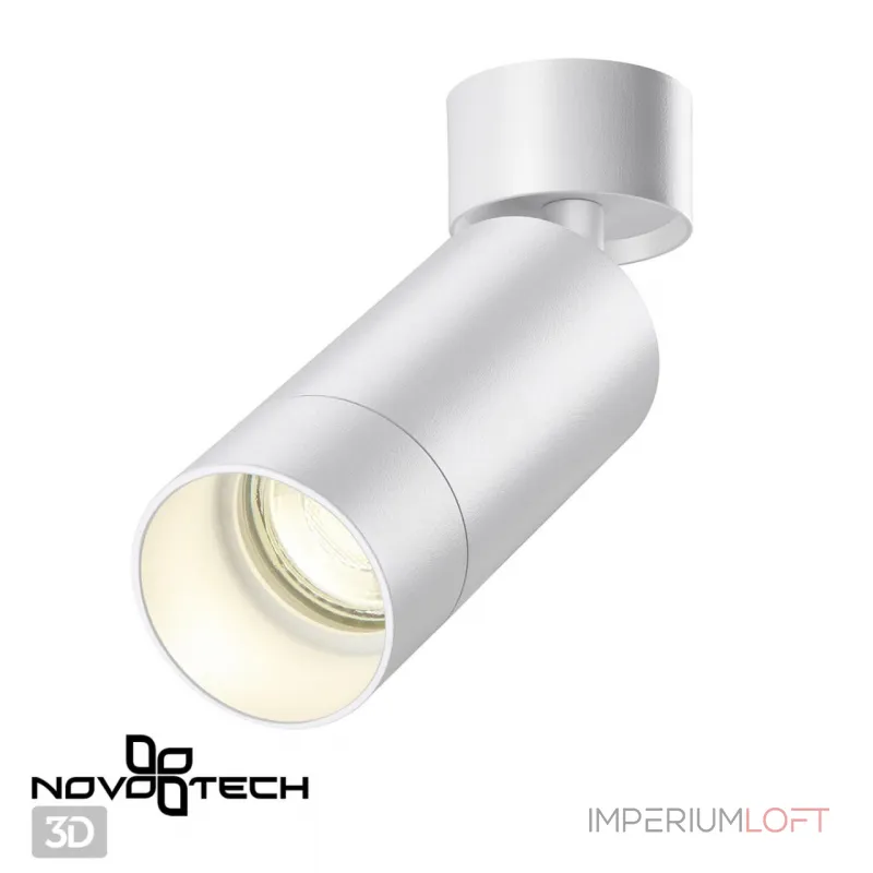 Светильник накладной IP20 GU10 9W 220V SLIM 370868 OVER NT22 252 Белый