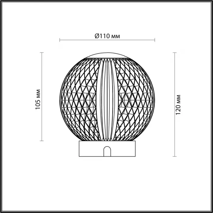 Настольные Odeon Light L-VISION ODL24 459 5008/2TL LED 2W 4000K 180лм CRYSTAL Прозрачный от ImperiumLoft