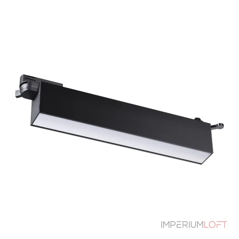Светильник трековый однофазный трехжильный IP20 LED 4000K 18W 220V ITER 358825 PORT NT22 112 Черный