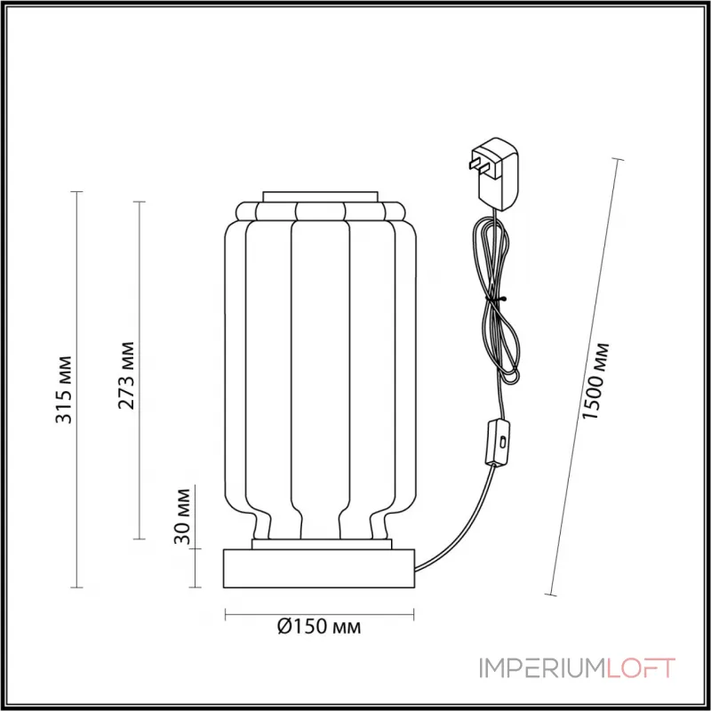 Настольная лампа Odeon Light HIGHTECH ODL_EX24 37 5409/10TL LED 10W 3000K 700Лм JAM Прозрачный