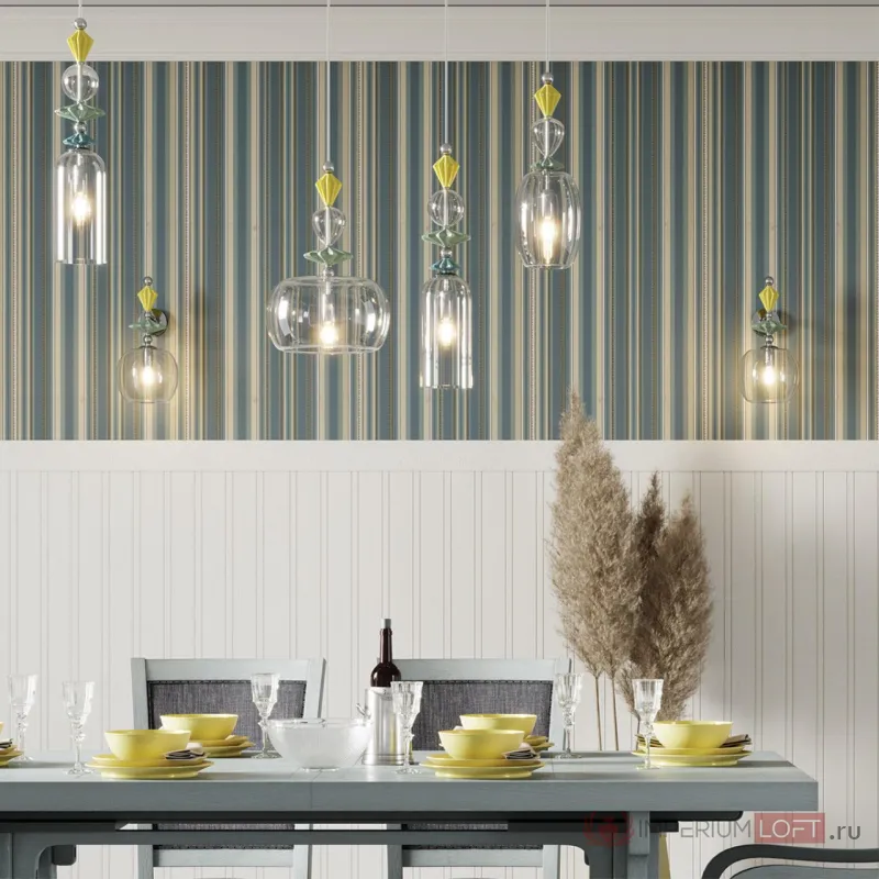 Подвес E14 1*40W 4893/1A BIZET 4893/1A CLASSIC ODL_EX22 107 Хром от ImperiumLoft