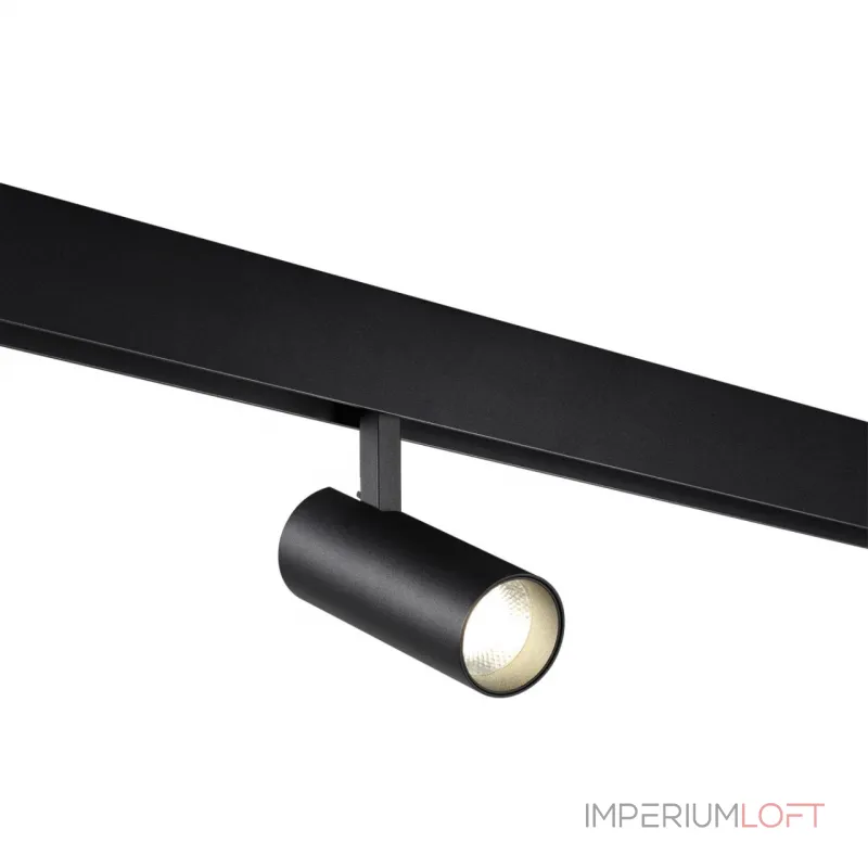 Трековый светильник FLUM Novotech SHINO NT23 078 359203 IP20 LED 3000К 12W 48V 960Лм FLUM Чёрный