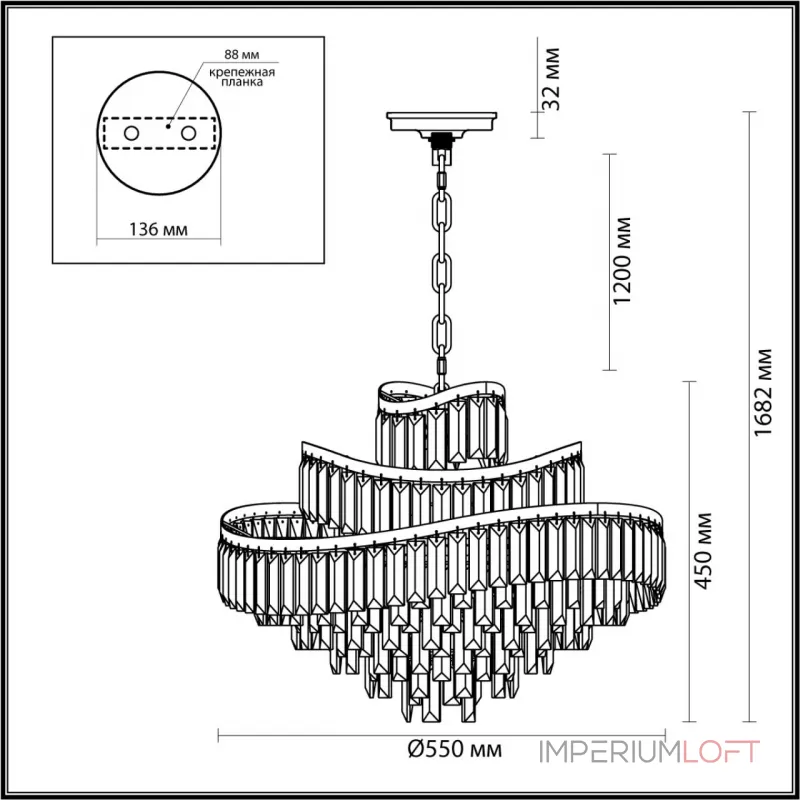 Подвесная люстра Odeon Light HALL ODL24 505 5073/12 E14 12*40W WAYTA 