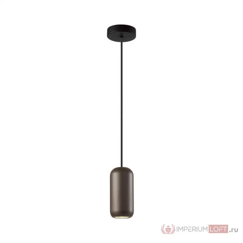Подвесной светильник Odeon Light PENDANT ODL24 313 5060/1D GU10 LED 4W COCOON Коричневый от ImperiumLoft