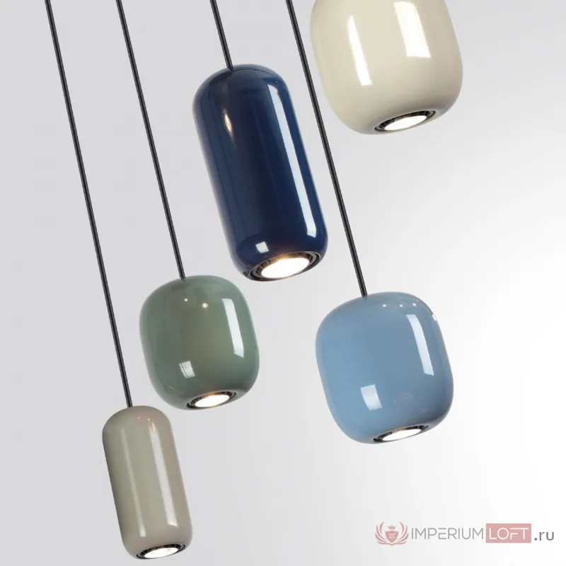 Подвесная люстра Odeon Light PENDANT ODL24 311 5053/7 GU10 LED 7*4W OVALI Мультиколор от ImperiumLoft