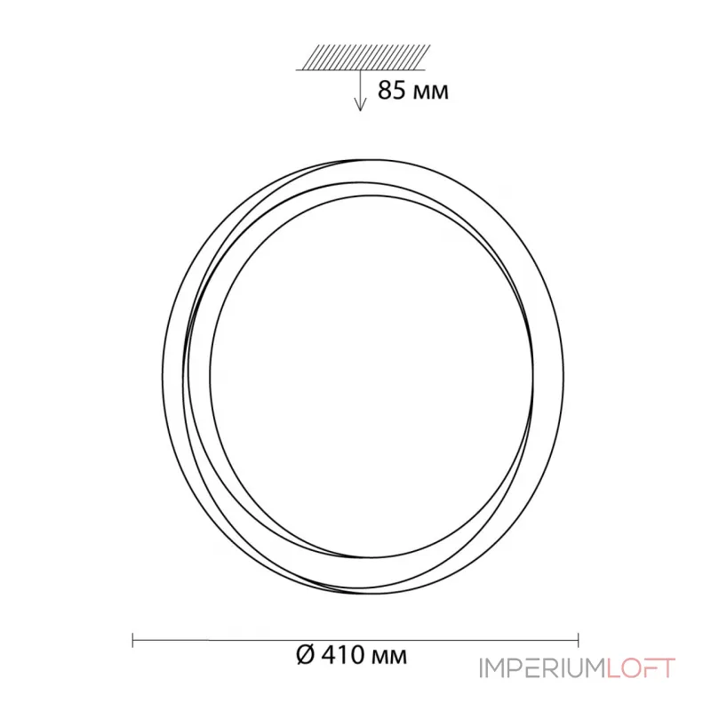 Потолочный светильник Sonex Bionic 3030/DL  Потолочный светильник Sonex Bionic 3030/DL