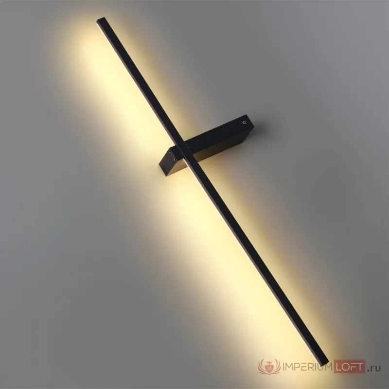 Настенный светильник Lumion LEDIO LN23 051 5695/9WL LED 9W 3000K 680Лм 220V BLAKE Чёрный от ImperiumLoft