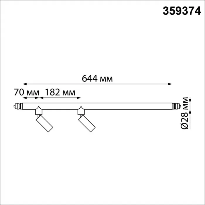 Светильник Novotech Konst 6635/9WL от ImperiumLoft