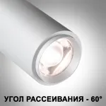Светильник накладной Novotech OVER NT23 201 359223 IP20 LED 3000К4000К6000К 5W/9W/13W 220V NAIL Прозрачный