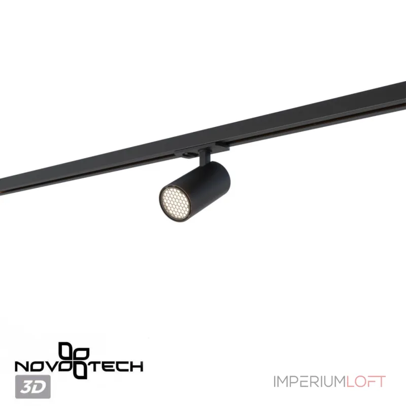 Светильник однофазный трехжильный трековый светодиодный Novotech Selene 359907 Светильник однофазный трехжильный трековый светодиодный Novotech Selene 359907