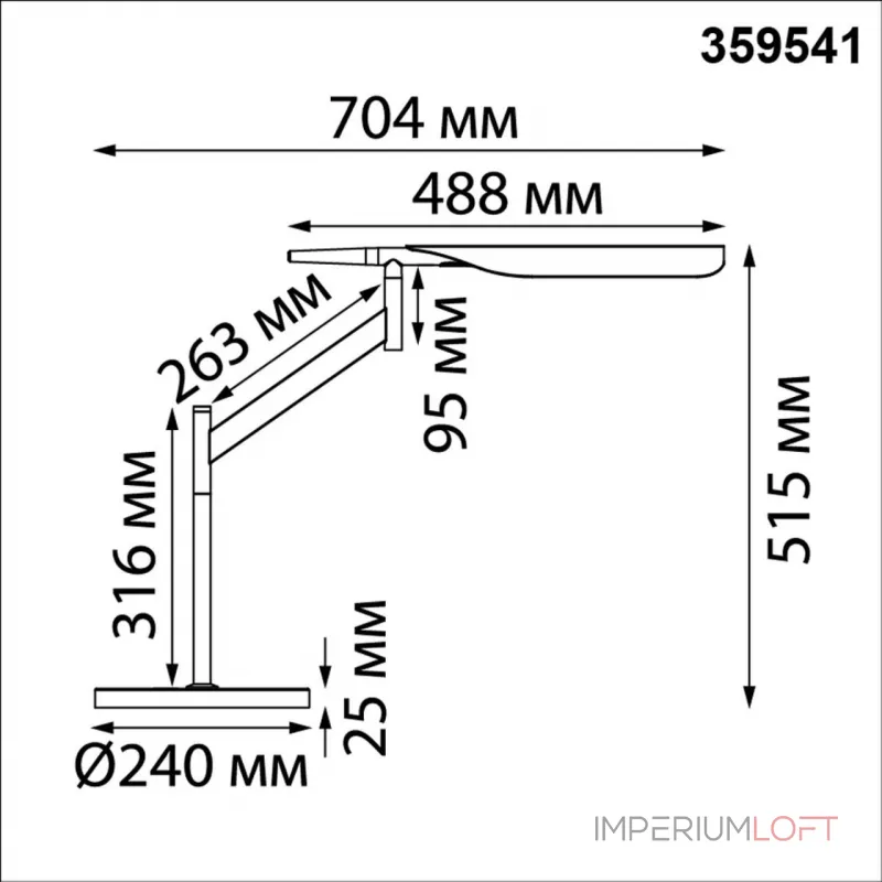 Лампа настольная диммируемая со сменой цветовой температуры Novotech Ledo 359541 от ImperiumLoft Лампа настольная диммируемая со сменой цветовой температуры Novotech Ledo 359541 от ImperiumLoft