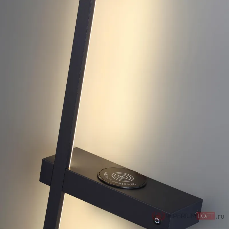 Настенный светильник Lumion LEDIO LN23 051 5695/9WL LED 9W 3000K 680Лм 220V BLAKE Чёрный от ImperiumLoft